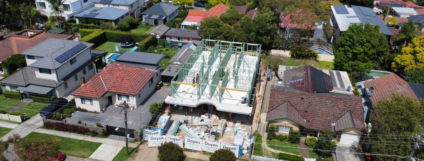 Doyen Group project residential project drone view