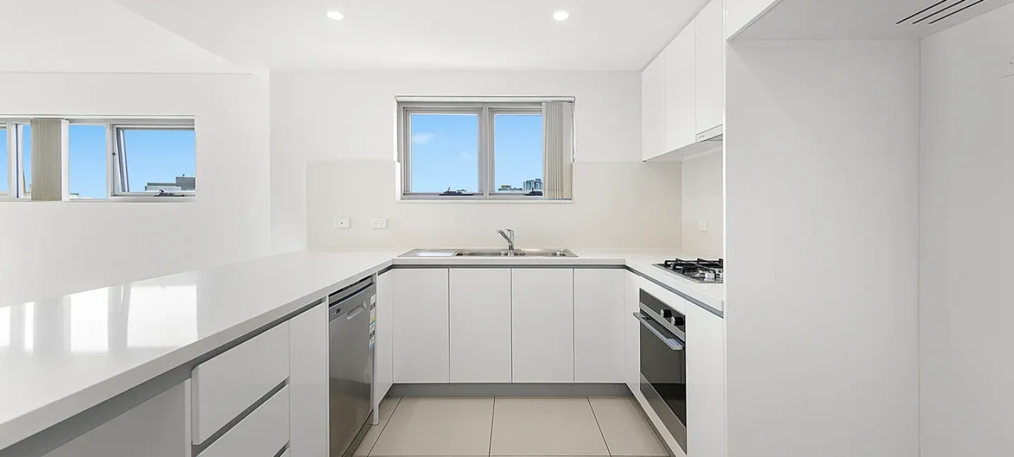 Doyen Group building interior photo kitchen